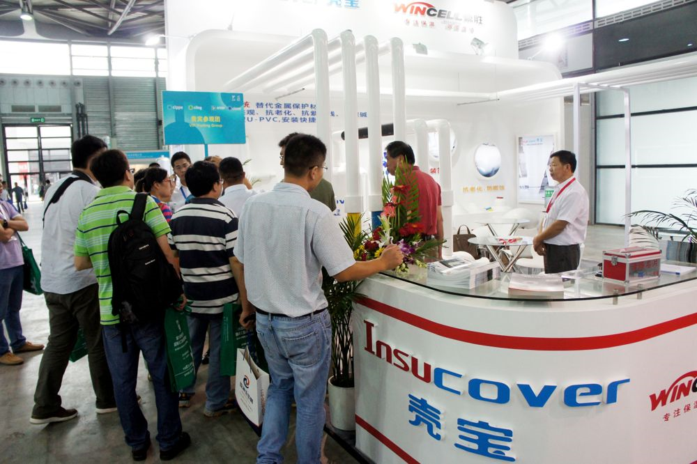 贏勝殼寶U-PVC外護(hù)亮相第六屆中國（上海）國際化工技術(shù)裝備博覽會